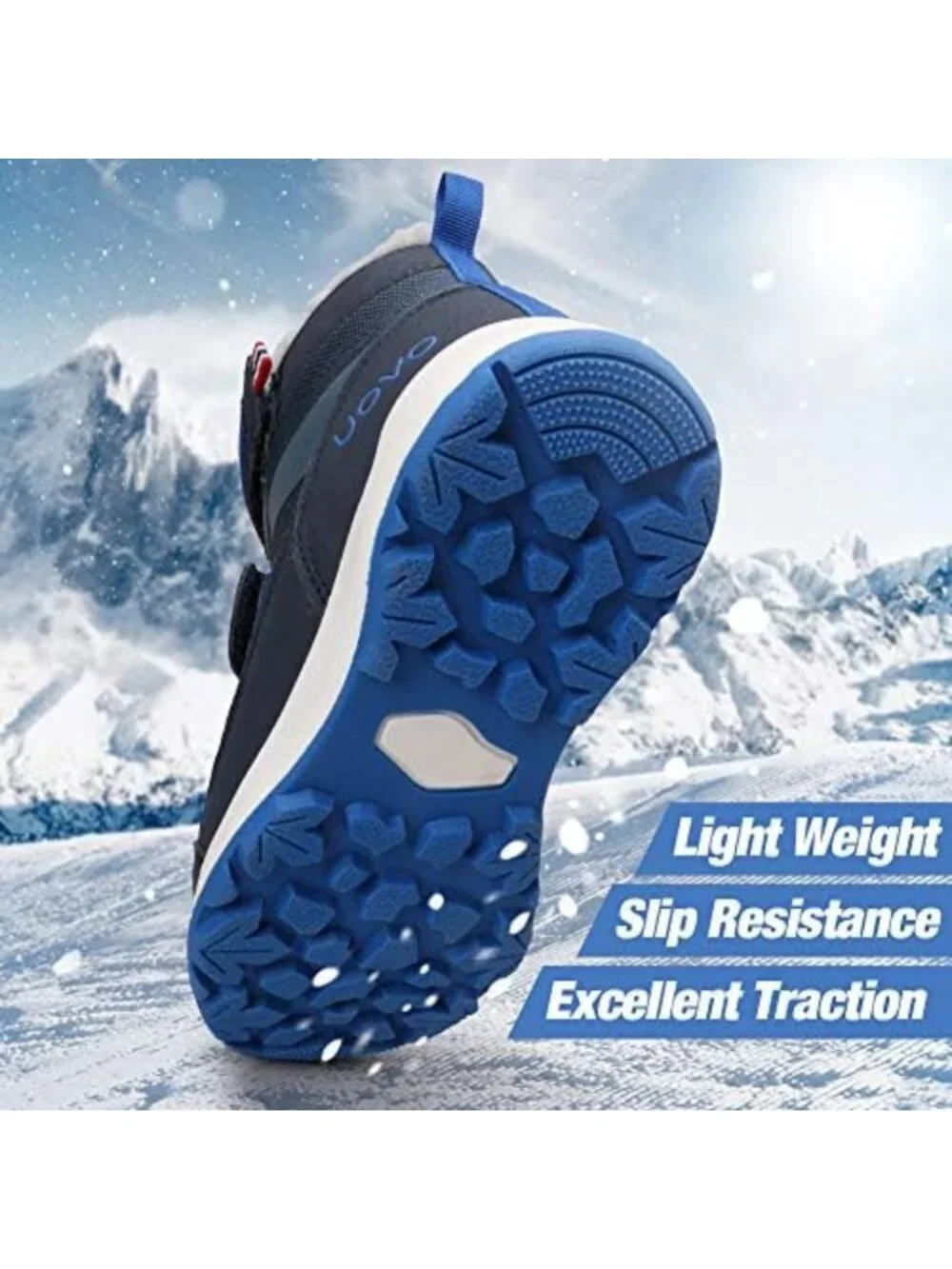Warm Waterproof Snow Boots for Boys | Fur Lined, Slip Resistant, Outdoor Winter